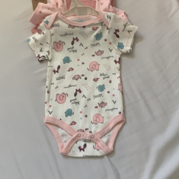 3 PK. BABY GIRL ONESIES - Picture 3 of 3